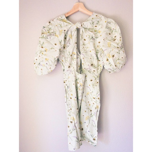 H&M Linen Blend WildflowerCollection Short Dress - Picture 5 of 8